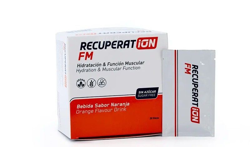 RECUPERAT-ION FM sin azucar sabor naranja 20 Sobres