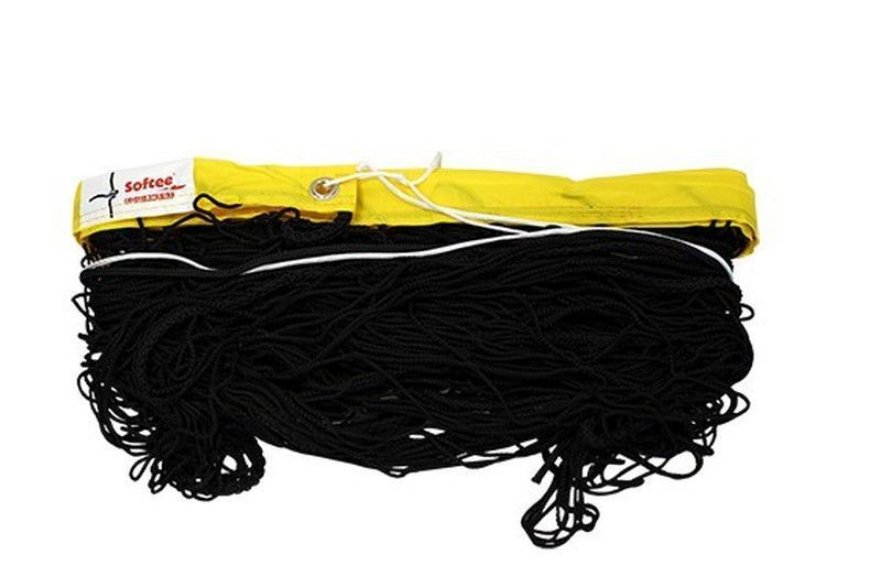 Red premium para voley-playa con cinta amarilla