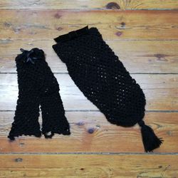 Red y mitones gandalla i mitenes hecho a mano 8420 cucutbcn