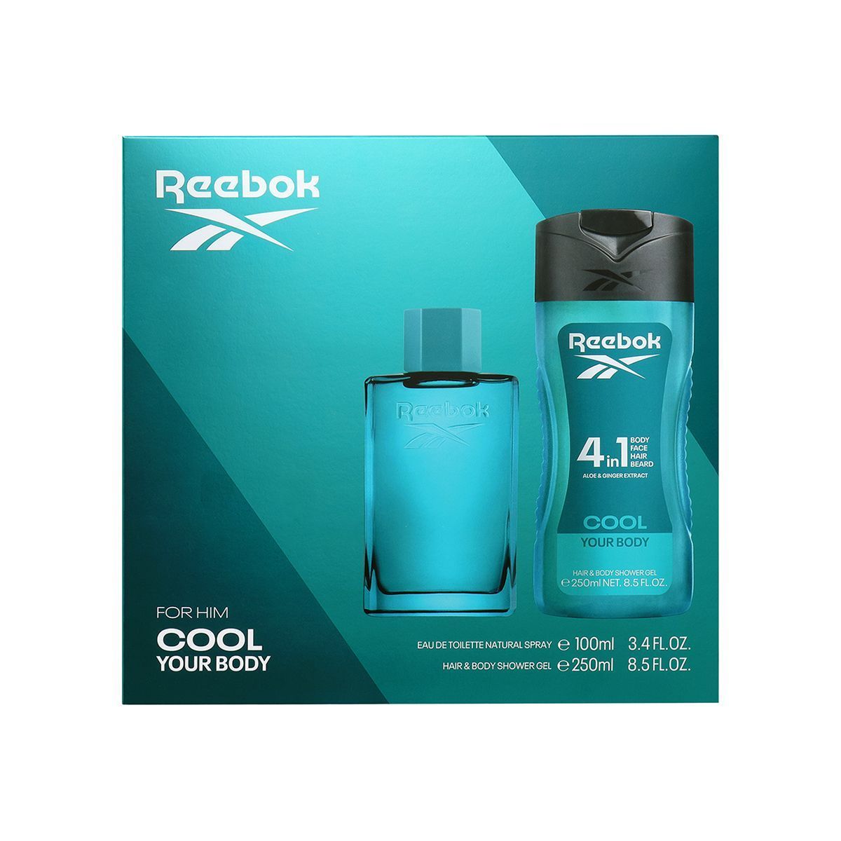 Reebok Men Cool Estuche (Col.100Va+G250)
