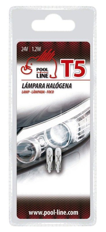 ***Ref.ant-462.T5.1,224BL - BLISTER 2 WEDGE/CONTROL SIN CASQUILLO T5 24V 1.2W