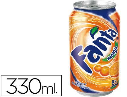 Refresco Fanta Naranja Lata 330Ml