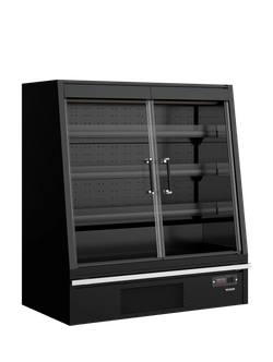 REFRIGERADOR MURAL SUPERMERCADO 360L NEGRO TEFCOLD