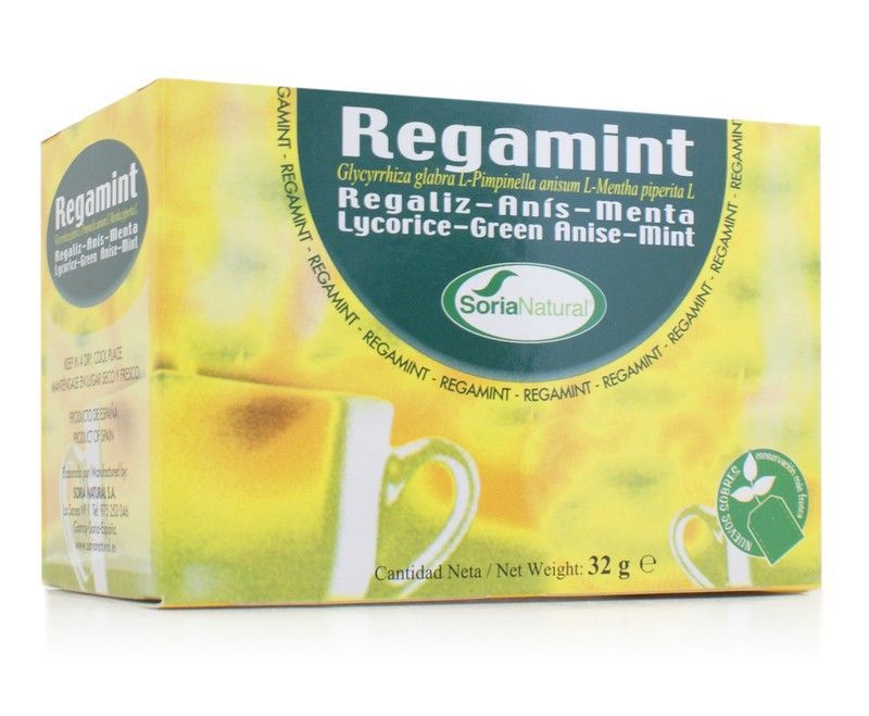 Regamint Regalíz-Anís-Menta Infusión Caja 20 Filtros Soria Natural