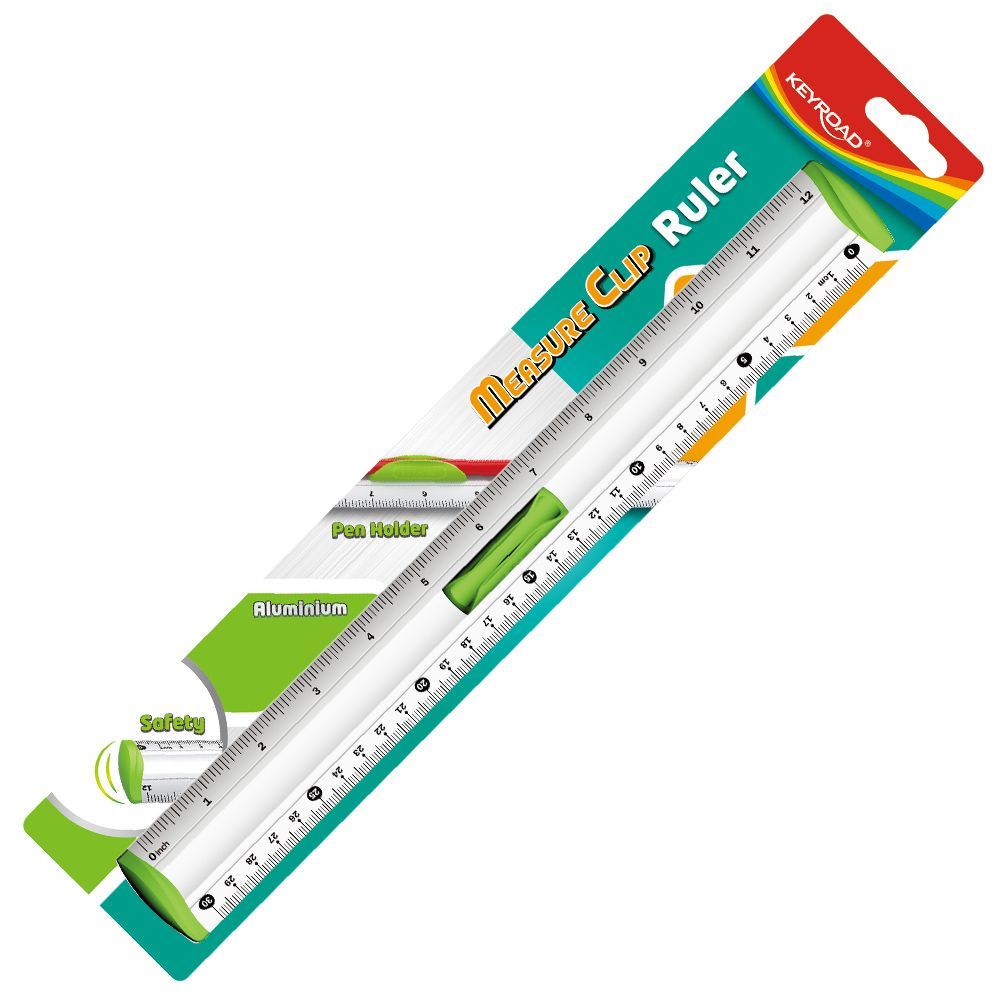 Regla Aluminio 30 cm.