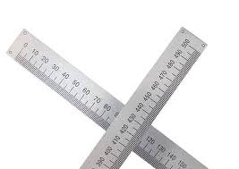 Regla de Acero Inoxidable de Longitud 500 Milimetros, de 18 x 0.5 Milimetros, Referencia 27020502