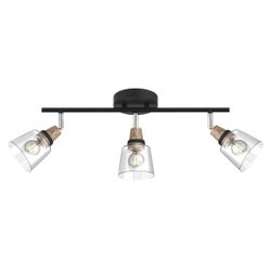 Regleta 3L Indigo Negro-Madera 3 X 40W E-14