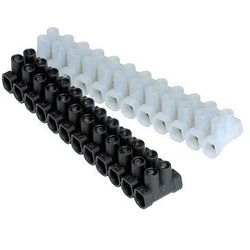 Regleta Conexión 16 mm negro R01601 SERM