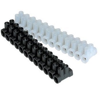 Regleta Conexión 4 mm negro R00401 SERM