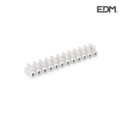 Regleta conexion 4mm a 6 mm. Blanca envasada edm