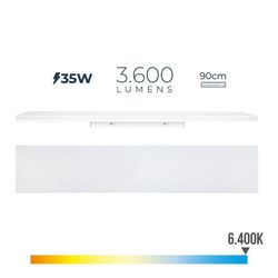 Regleta Led 35w 6400k Luz Fria 3600lm 12x90x4,5cm Edm