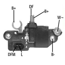 Regulador del alternador 130570