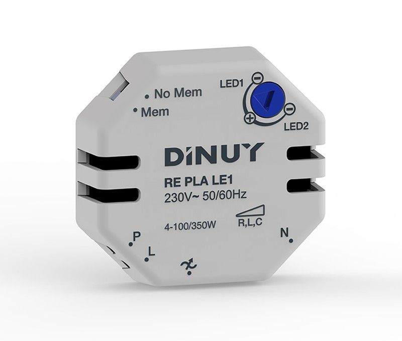 Regulador Lámpara LED DINUY 230V/12V RE PLA LE1