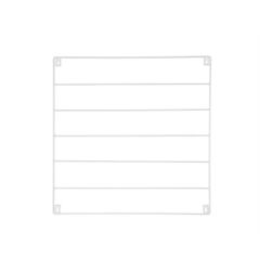 Rejilla de metal blanco, 50x50 cm