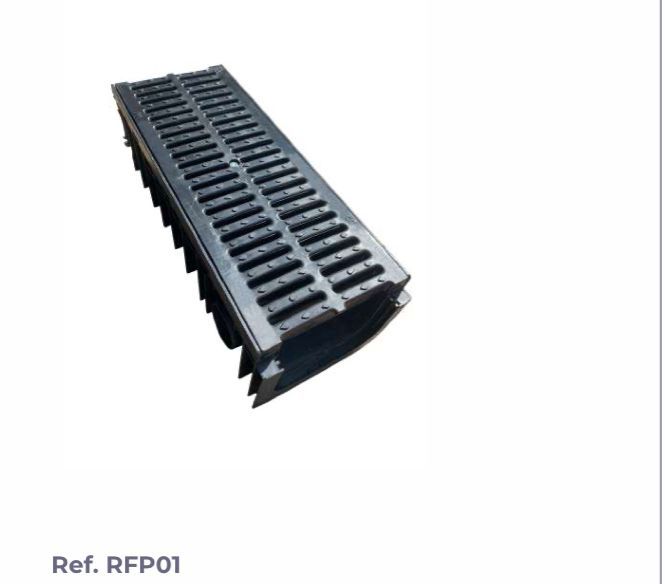 Rejilla para Fuentes de polímero termoplástico reciclado
