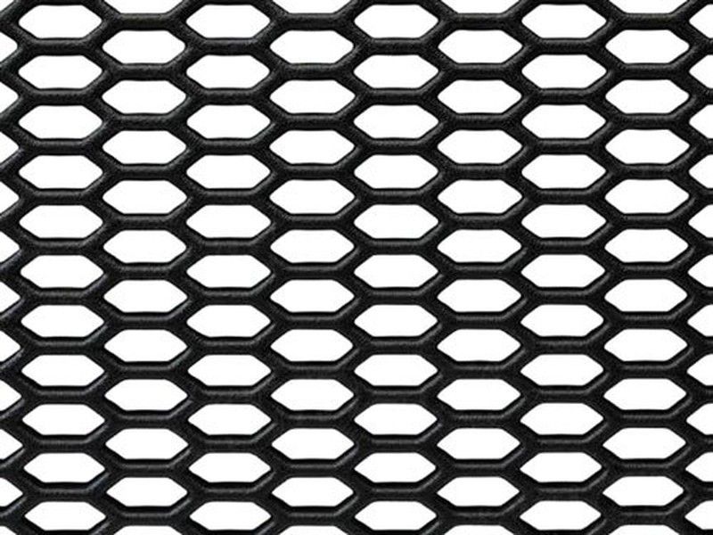 Rejilla plástica negra BTR Medidas 120 x 40 cm.