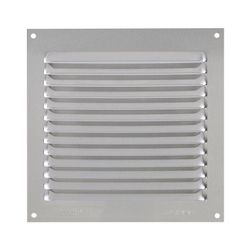 Rejilla Ventilacion Al 15X15 0.6Mm Plata
