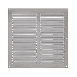 Rejilla Ventilacion Al 25X25 0.6Mm Plata