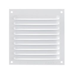 Rejilla Ventilacion Alum.10X10 0.6Mm Bca