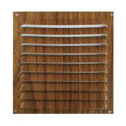 Rejilla ventilación con mosquitera interior Rejilla Vent.Alum.S/Pest.15X15 M.Oscura