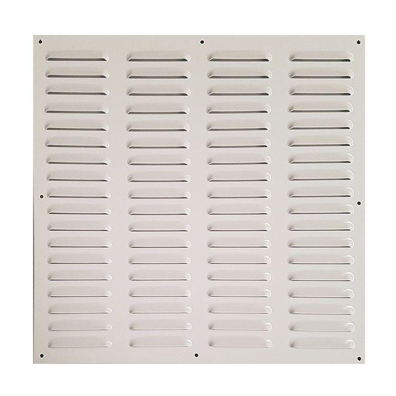 Rejilla ventilación. Rejilla Vent.Alum.C/Borde.1,2X30X30 Bca.