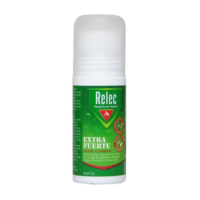 Relec Extra Fuerte Roll-On 50 ml – Protección Duradera Contra Mosquitos