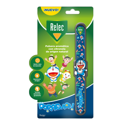 Relec Pulsera Citronela Doraemon para Niños – Protección Antimosquitos