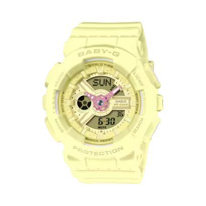 Reloj BABY-G modelo BA-110AH-9AER marca Casio para MUJER