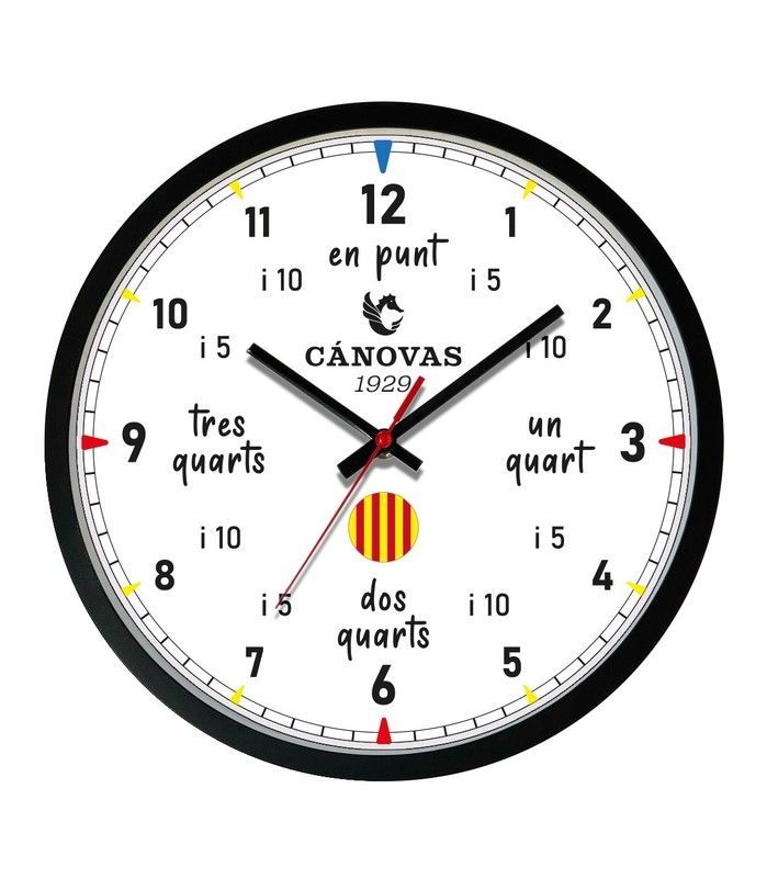 Reloj Cánovas 1929 Pared CA1929-CAT Horas Catalán