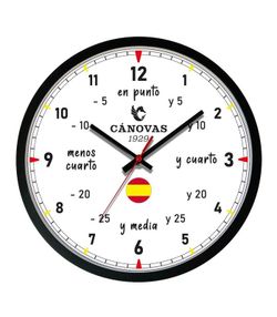 Reloj Cánovas 1929 Pared CA1929-ESP Horas Español