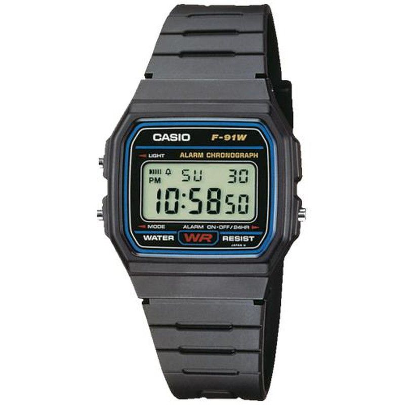 Reloj Casio COLLECTION modelo F-91W-1YEG Unisex