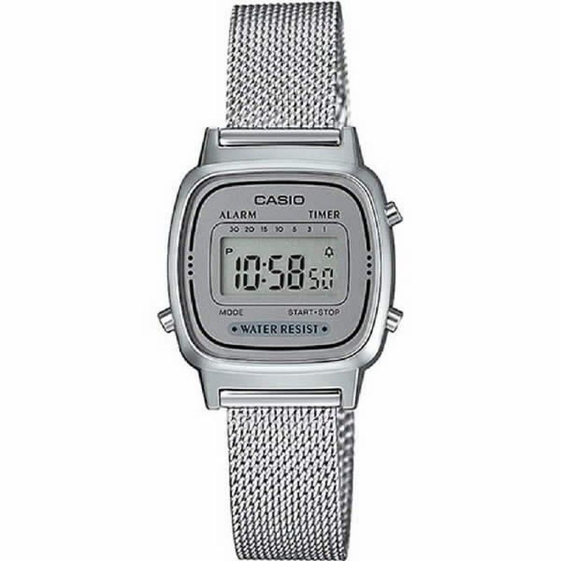 Reloj casio digital pequeño LA670 con esterilla en acero