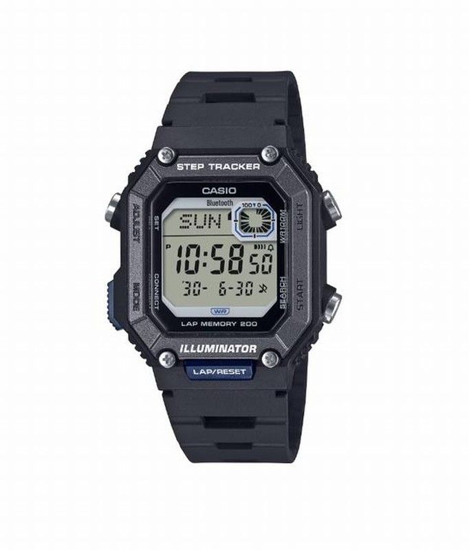 Reloj Casio Digital WS-B1000 Cuentapasos Bluetooth® Negro
