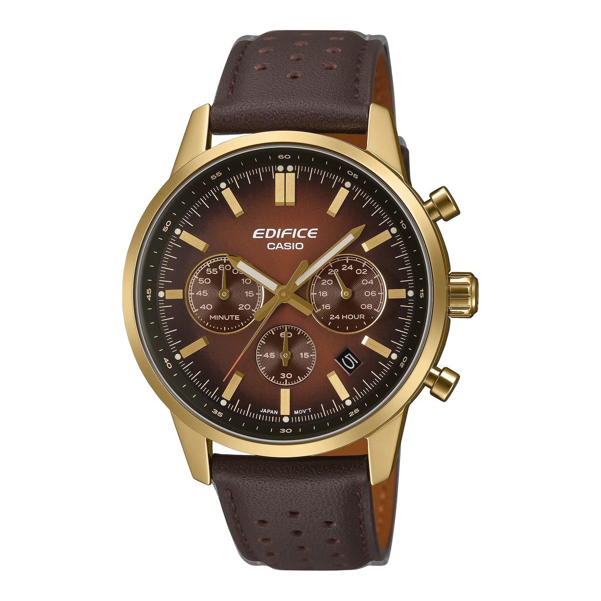 Reloj Casio Edifice EFR-575CL Crono Gold Brown