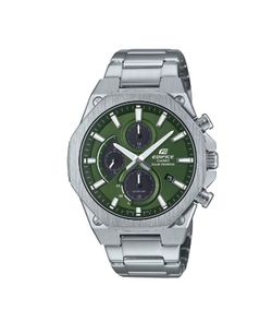Reloj Casio Edifice EFS-S570D con cristal de zafiro y esfera verde Crono