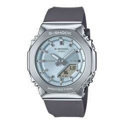 Reloj Casio G-Shock GM-S2110 para mujer con caja de acero y esfera azul