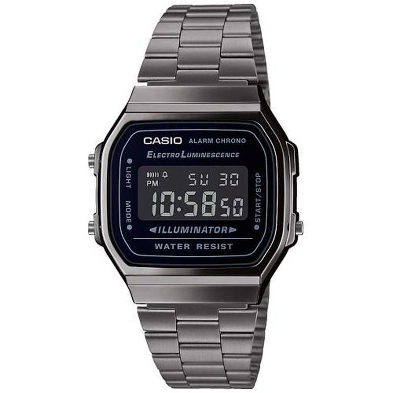 Reloj Casio Hombre A168WEGG-1BEF Acero Negro