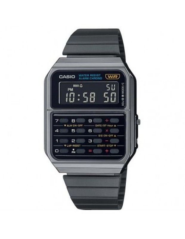 Reloj Casio Hombre CA-500WEGG-1AEF Calculadora Negro