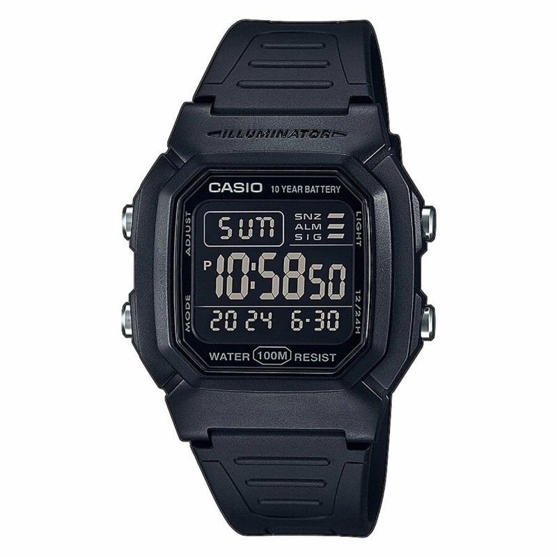 Reloj Casio Hombre Retro Negro W-800H-1BVES