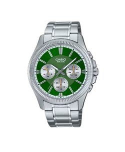 Reloj Casio Multifunción MTP-1375PD con esfera Verde
