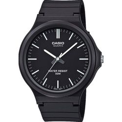 Reloj Casio MW-240 negro con esfera negra