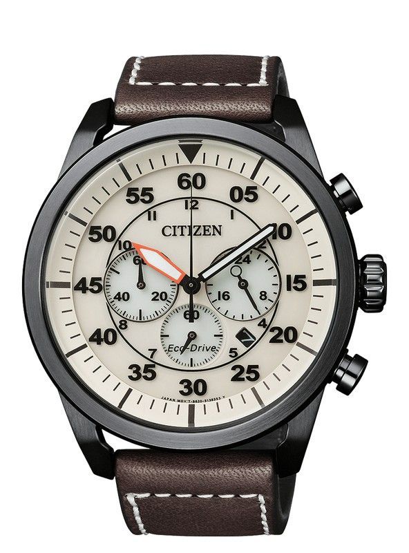 Reloj Citizen Hombre CA4215-04W Piel Marrón