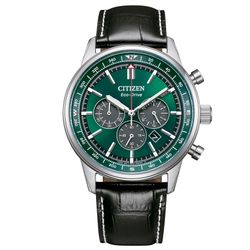 Reloj Citizen Hombre CA4720-01X Piel Negra Acero Cronógrafo Eco Drive