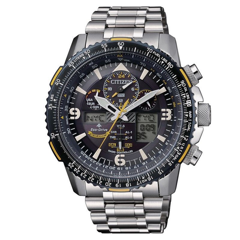 Reloj Citizen Hombre JY8078-52L Blue Angels SkyHawk Acero Edición Limitada