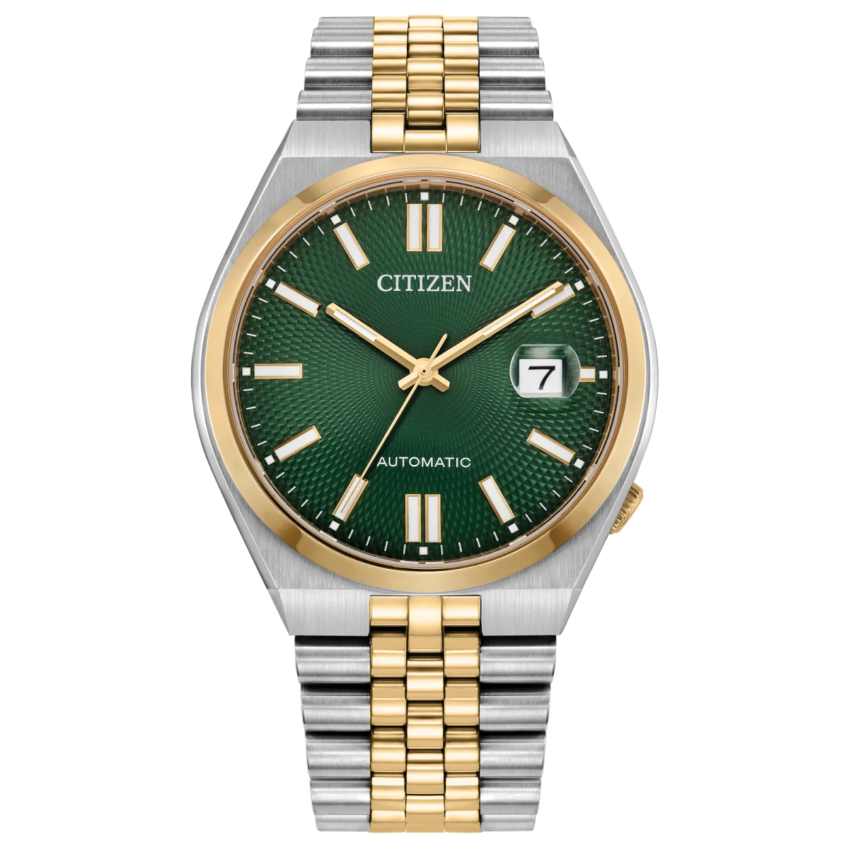 Reloj Citizen Hombre NK0024-54X Plateado Bicolor Dorado Automático Tsuyosa 60 40mm