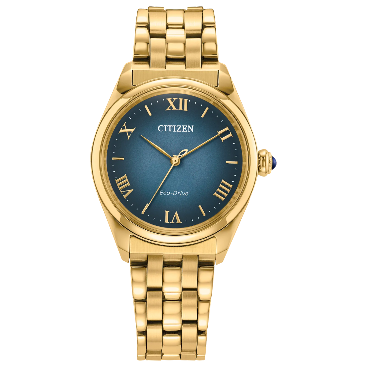 Reloj Citizen Mujer EM1142-84L Acero Eco-Drive Analógico Dorado