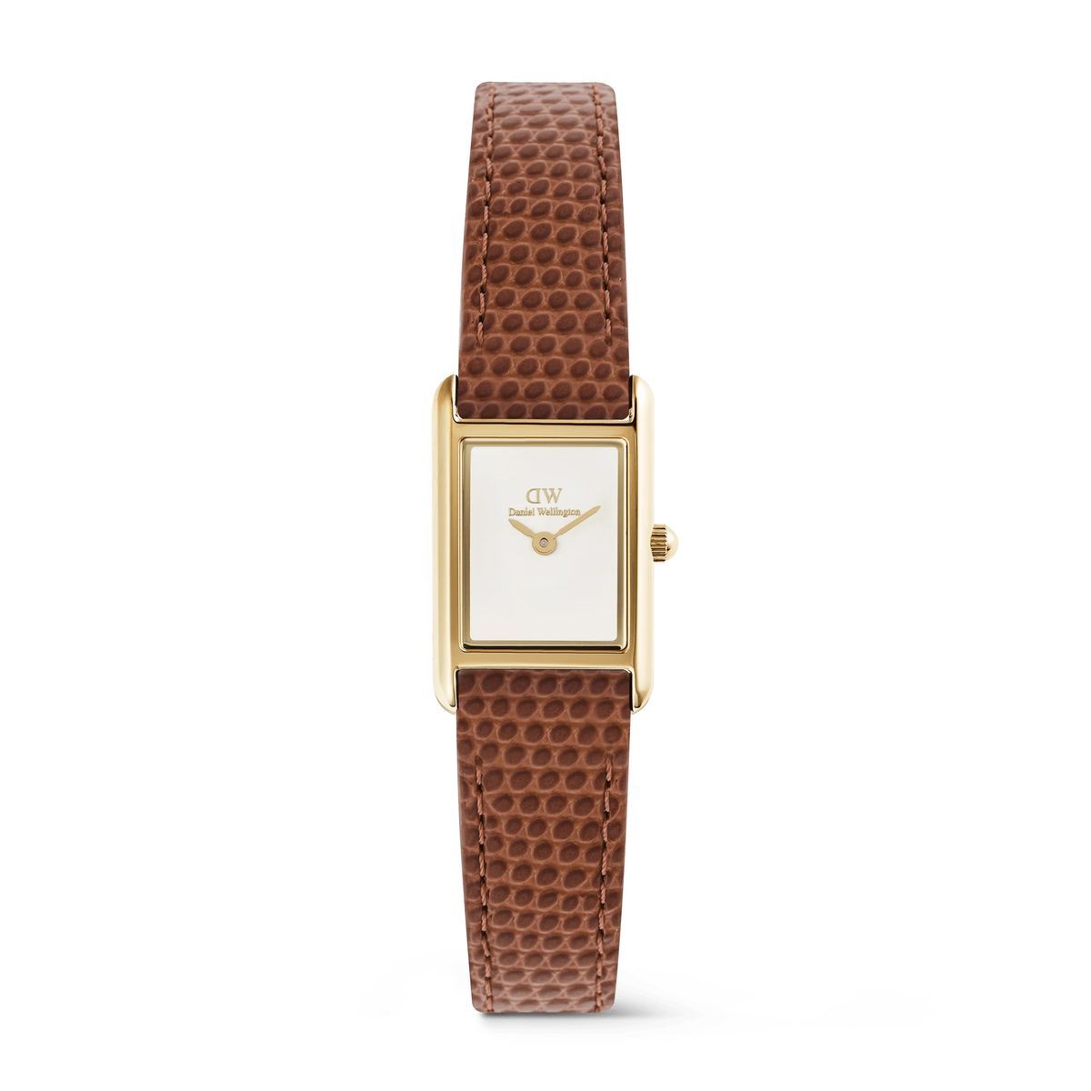 Reloj Daniel Wellington Bound Mini Light Brown Lizard Gold