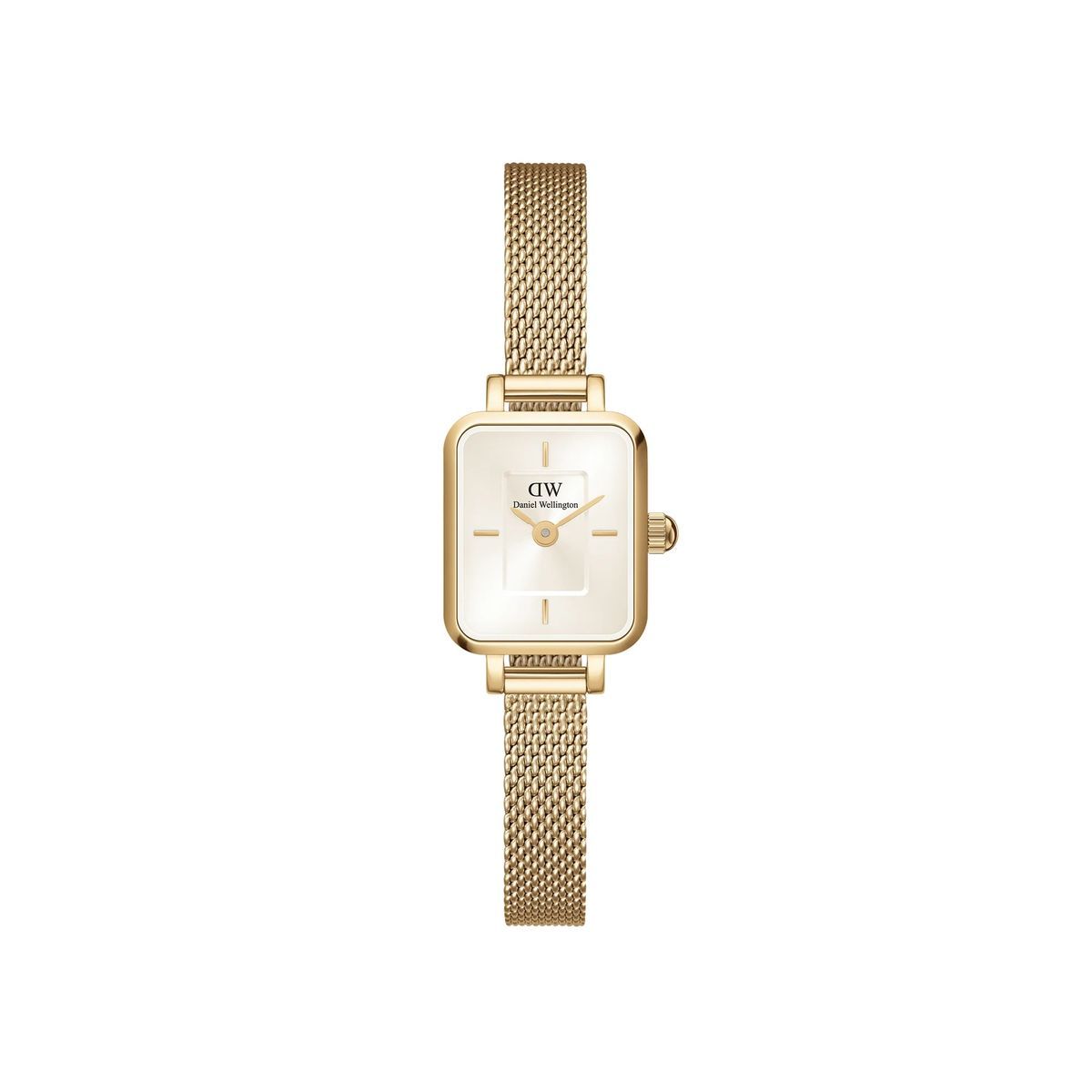 Reloj Daniel Wellington Quadro Mini Evergold Champagne