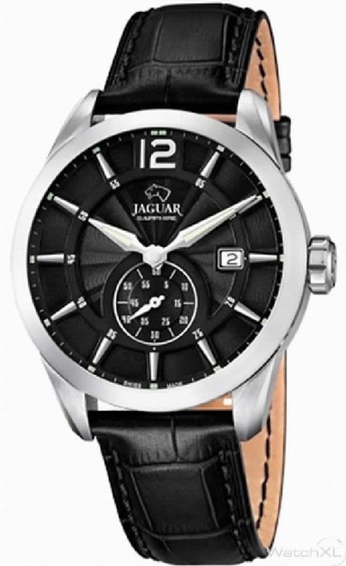 Reloj de hombre Jaguar con caja de acero y esfera negra