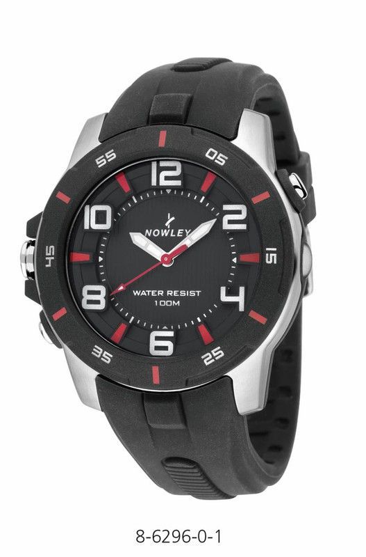 Reloj de hombre Nowley con silicona negra